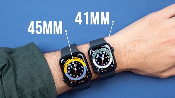  2 kích cỡ màn hình Apple Watch Series 8 là 41mm và 45mm